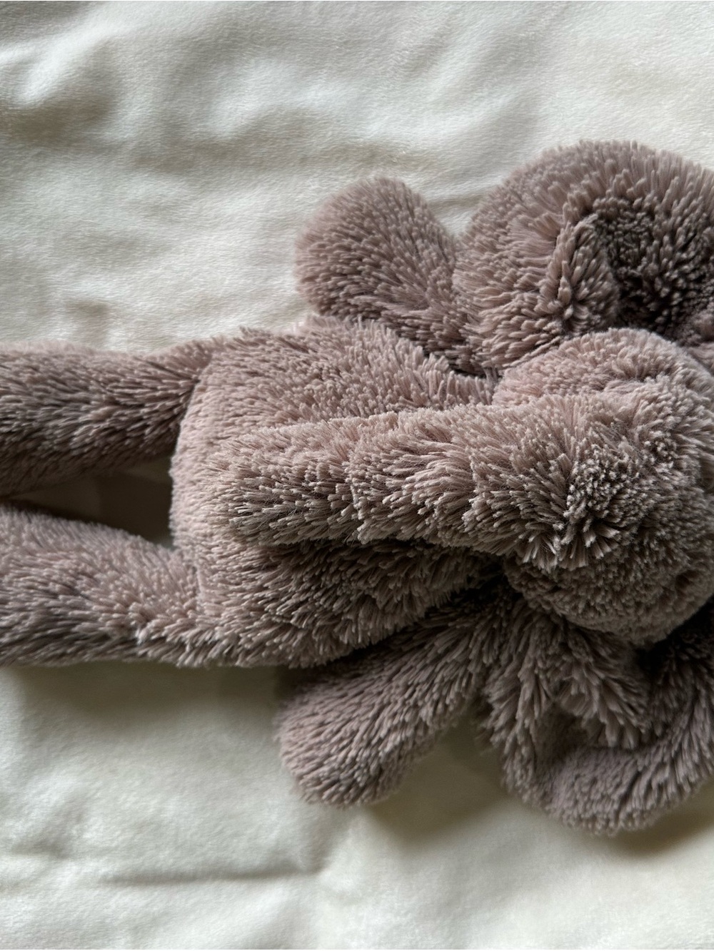 Jellycat smudge elephant Small Pet Cozy Toy - Taupe Microfiber Comfort